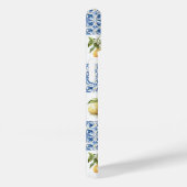 Blue Tile French Country Lemon Pattern Case-Mate iPhoneケース (裏面 / 右)