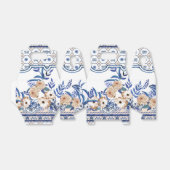 Blue Tiles Mediterranean Lemon Pattern フェイバーボックス (折り畳みなし)