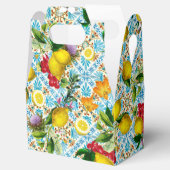 Blue Tiles Mediterranean Lemon Pattern フェイバーボックス (オープン)