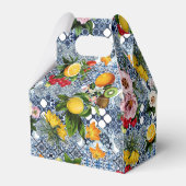 Blue Tiles Mediterranean Lemon Pattern フェイバーボックス (裏面サイド)