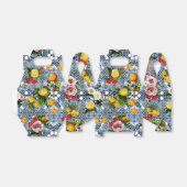 Blue Tiles Mediterranean Lemon Pattern フェイバーボックス (折り畳みなし)