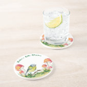 Blue Tit and Fly Agaric in a Forest Clearing コースター (側面)