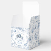 Blue Toile Pumpkin French Fall Birthday Party フェイバーボックス (オープン)