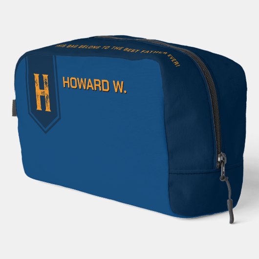 Blue Toiletryバッグfor Man/Father ドップキット (右コーナー)