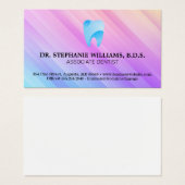 Blue Toothロゴ芸術的 | 歯科 (正面&裏面)