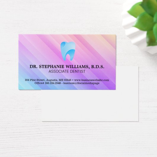 Blue Toothロゴ芸術的 | 歯科 (デスク)