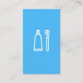 Blue Toothロゴ |歯科 名刺 (裏面)