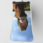 blue tooth対応ホース ゴルフヘッドカバー (回転90)