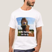 blue tooth対応ホース tシャツ (正面)