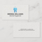 Blue Tooth Sparkleアイコン | 歯科 名刺 (正面/裏面)