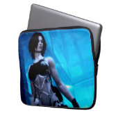 Blue Toxin laptop case ラップトップスリーブ (正面左)