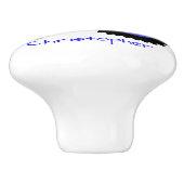 Blue Tractor Design Personalised セラミックノブ (側面)