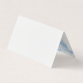 Blue Travel Agent Passport World Map写真の挿入 名刺 (裏面)