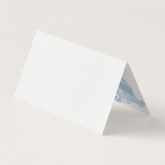 Blue Travel Agent Passport World Map写真の挿入 名刺 (裏面)