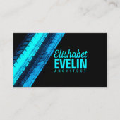 Blue Tread Paths on Black Canvas 名刺 (正面)