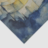 Blue Tree in Moonlight Decopageティッシュペーパー 薄葉紙 (詳細)