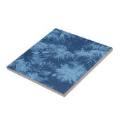 Blue Tropical Palm Leaf タイル (側面)