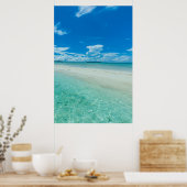 Blue tropical seascape, Palau ポスター (キッチン)