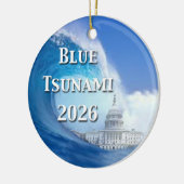 Blue Tsunami Election 2026 セラミックオーナメント (左)