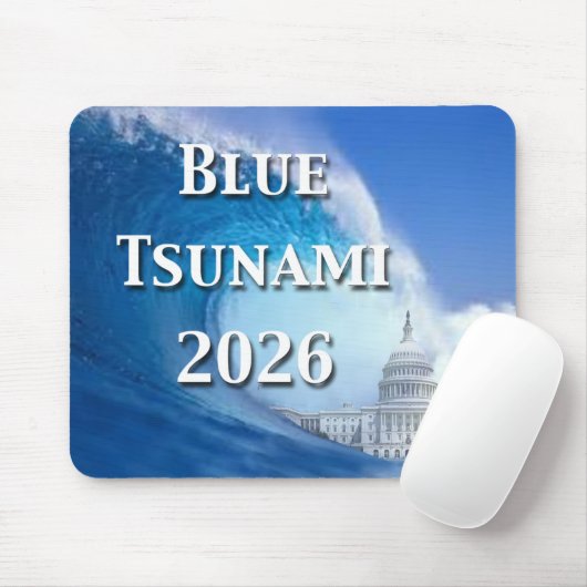 Blue Tsunami Election 2026 マウスパッド (マウス)