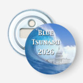 Blue Tsunami Election 2026 栓抜き (正面)