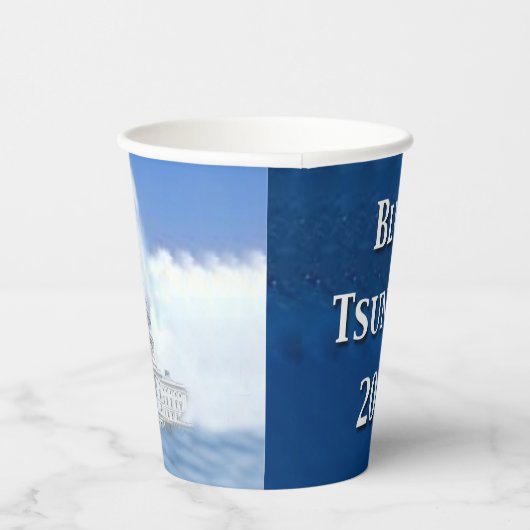 Blue Tsunami Election 2026 紙コップ (右)