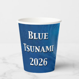 Blue Tsunami Election 2026 紙コップ