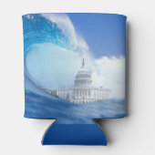 Blue Tsunami Election 2026 缶クーラー (裏面)