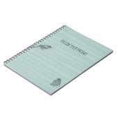 Blue Two birds following their dreams ノートブック (左側)