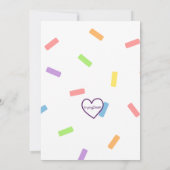 Blue TwoNado, 2nd birthday invitation 招待状 (裏面)