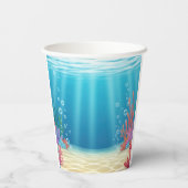 Blue Under the Sea birthday 紙コップ (裏面)