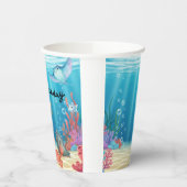 Blue Under the Sea birthday 紙コップ (左)