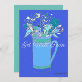 Blue V2カラフル Magカードで花を見る シーズンカード (正面/裏面)