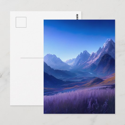 Blue Valley of Wonders ポストカード (正面/裏面)