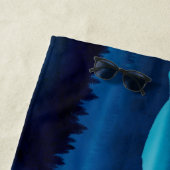 Blue valleys horizon ビーチタオル (インサイチュ)