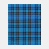 Blue Vichy Check Polar Fleece Blanket フリースブランケット (正面)