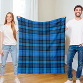 Blue Vichy Check Polar Fleece Blanket フリースブランケット