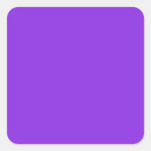Blue Violet 8A2BE2カラー、イメージを追加するオプション スクエアシール (正面)