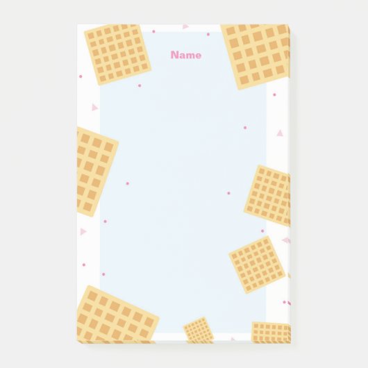 Blue Waffles Post it Notes ポストイット (正面)