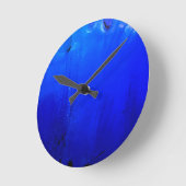 Blue Wall Clock ラウンド壁時計 (傾斜)