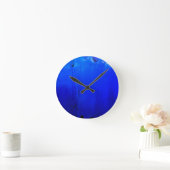 Blue Wall Clock ラウンド壁時計 (ホーム)