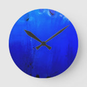 Blue Wall Clock ラウンド壁時計 (正面)