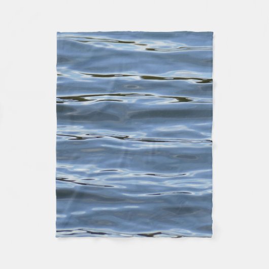 Blue water blanket, wet blanket フリースブランケット (正面)