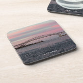 Blue Water Bridgeセット（6台のプラスチック製コースター） コースター (左側)