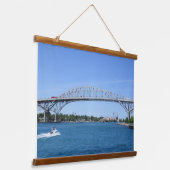 Blue Water Bridge 吊り下げ型タペストリー (傾斜あり)