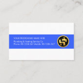 Blue Water Layer Plumbing 名刺 (裏面)