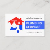 Blue Water Layer Plumbing 名刺 (正面)