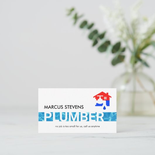 Blue Water Plumber Reflection Layer 名刺 (スタンド正面)