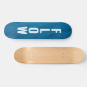 Blue Water Texture Skateboard – Ocean Glide  スケートボード (横)