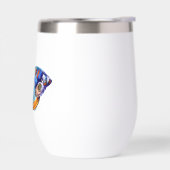 Blue Watercolor Butterfly Art (左面)